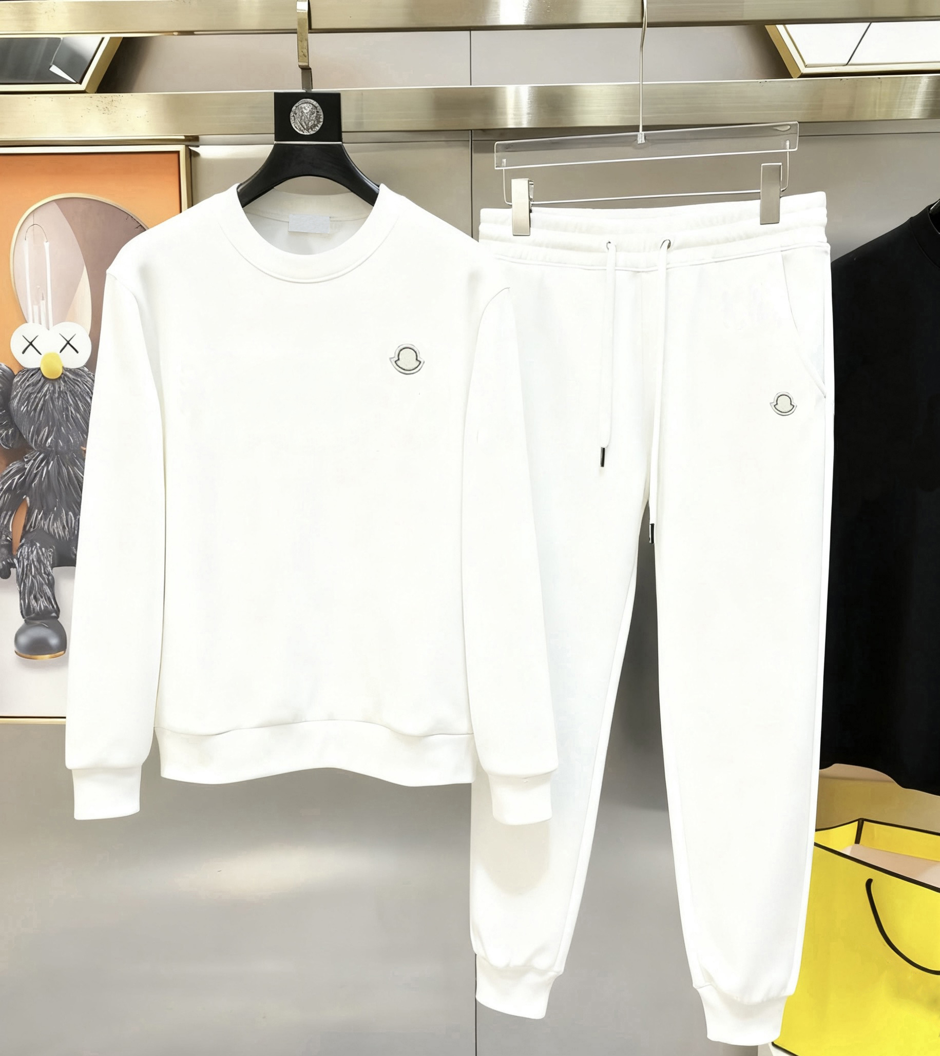 Mens Tracksuits Mens Designer Tracksuits Suit Letters Print High Street Loose Woman Sweatsuit and Sweatpants Sets Casual Sports Pants Jogger Clothing d5