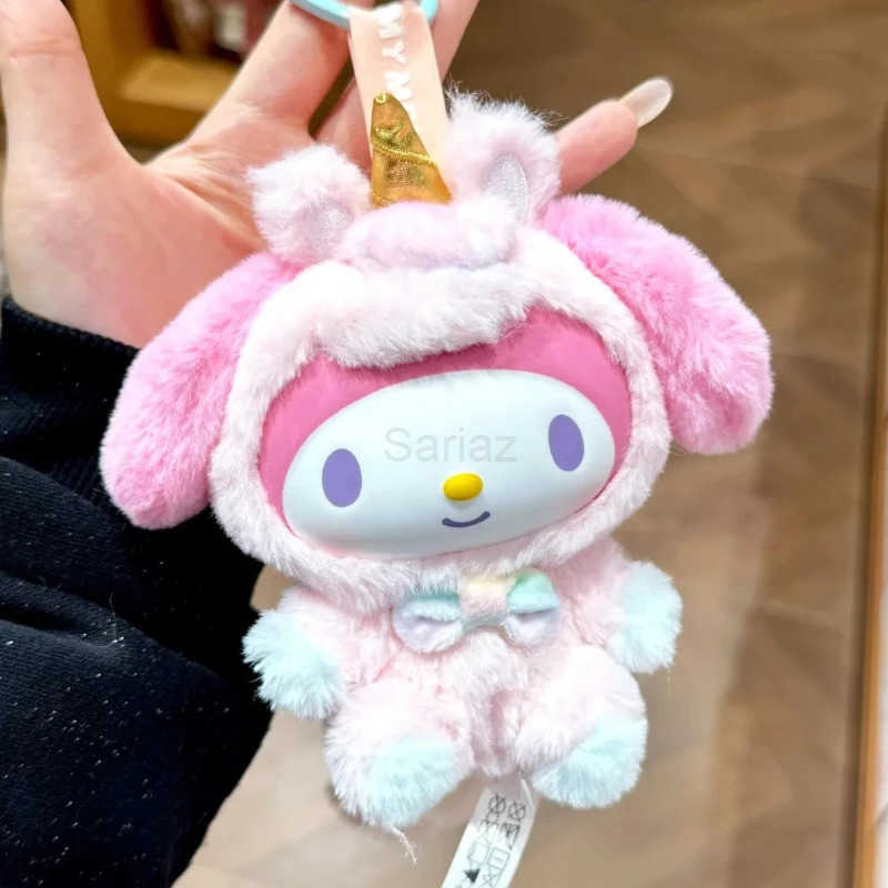 Sanrio In Stock Dreamy Unicorn Series Blind Box Cute Bag Pendant Figure Doll Mystery Box Vinyl Plush Pendant Toys Christmas Gift H251217