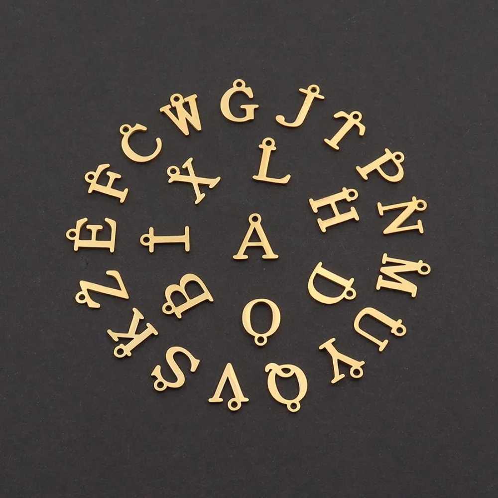 Classic Heart Letter Necklace for Women Gold Plated Stainless Steel Initial Heart Chain Necklace For Women Valentines Gifts G251217