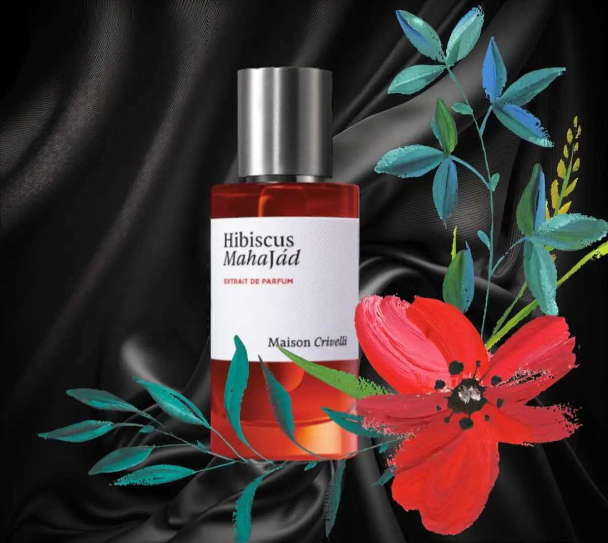 Maison Crivelli Hibiscus Mahajad Extrait de Parfum Vibrant Red Bottle Rich Floral Scent Unisex Fragrance C251217