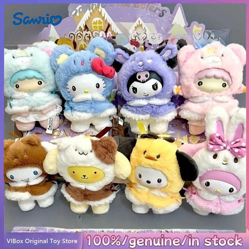 Sanrio New Genuine Little Cape Series Blind Box Cute Vinyl Trendy Pendant Decoration Doll Mystery Box Christmas Birthday Surprise Gift H251217