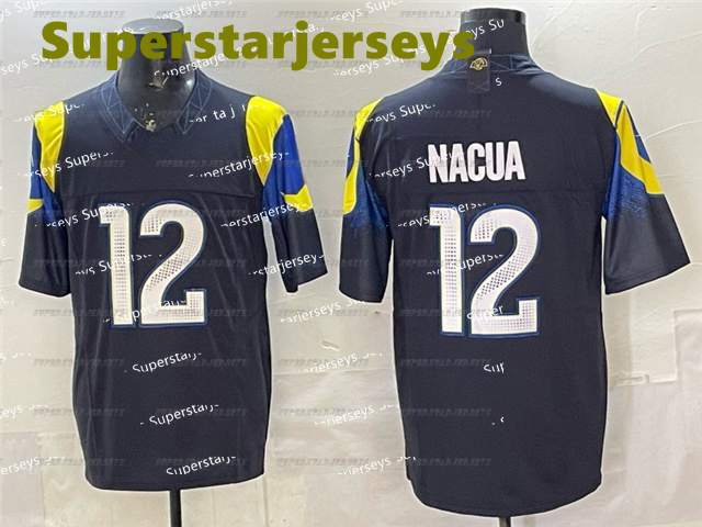 Custom 2025 Rivalries jersey 9 Matthew Stafford Kyren Williams Aaron Donald Puka Nacua avante Adams Christian McCollough Stetson Bennett IV Personaliz