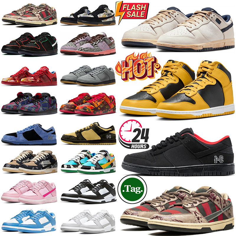 Stranger Things Wu Tang designer running shoes men women Freddy Krueger Rammellzee Panda Bronx Girls Skatez Easter Grey Frog outdoor sneakers trainers