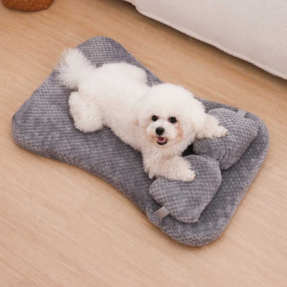 Full Filling Medium Dog Bed Winter Warm Small Cat Sofa Mat Elastic Puppy Kennel Dog Sofa Mat Accessories with Detachable M251217