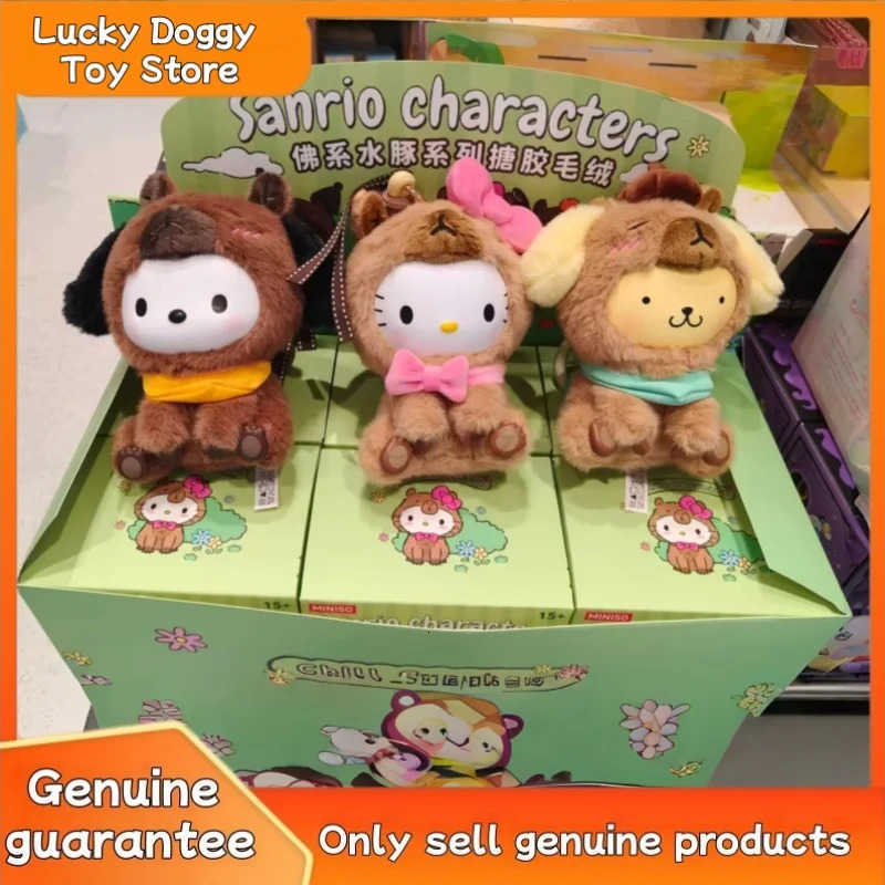 Sanrio New Original Miniso Characters Buddha Series Dolphin Series Vinyl Blind Box Cute Mystery Box Girl Friend Birthday Gifts H251217