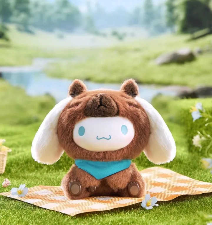 Sanrio New Genuine Hellokitty Bilnd Box Kuromi Buddhist Style Capybara Vinyl Mystery Box My Melody Anime Figure Cinnamoroll Gift Toy H251217