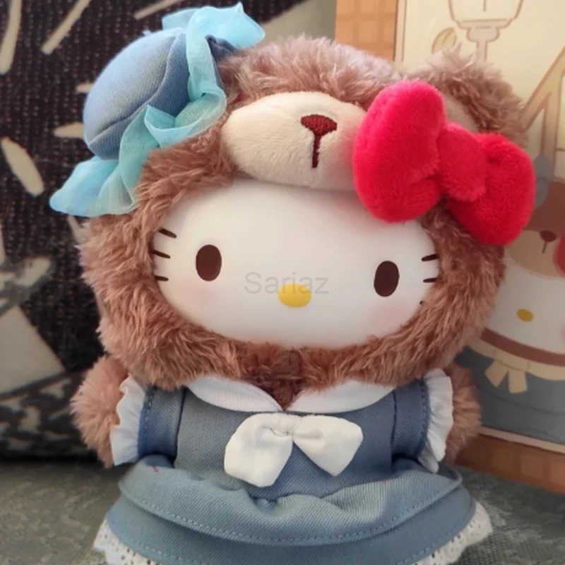 Sanrio Genuine Family British Afternoon Tea Series Blind Box Surprise Mystery Box Ornament Kuromi Children Toy Customized Gift H251217