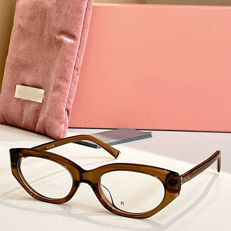 Designer Optical Lens Sunglasses SMUB18 WOMENS Fashionable Cat Eye Acetate Frame Casual Classic Style Sun glasses