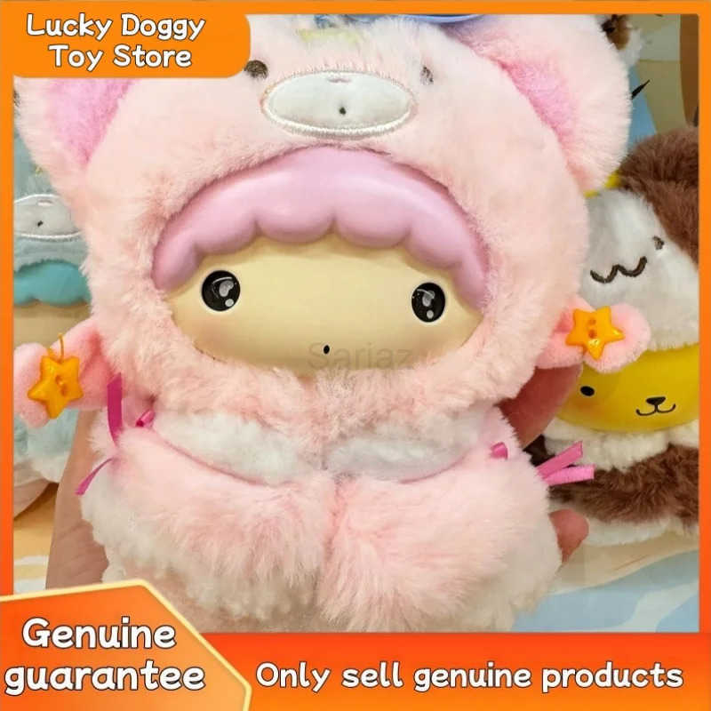 Sanrio NEW Original Little Cape Series Vinyl Plush Pendant Blind Box Trendy Play Mystery Box Christmas Birthday Gift Desktop Ornament H251217