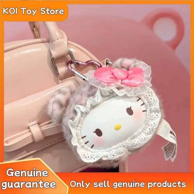 Sanrio New Authentic Family Velvet Bear Vinyl Pendant Blind Box Cute Trendy Hellokitty Toy Mystery Girl Birthday Christmas Mystery Gift H251217