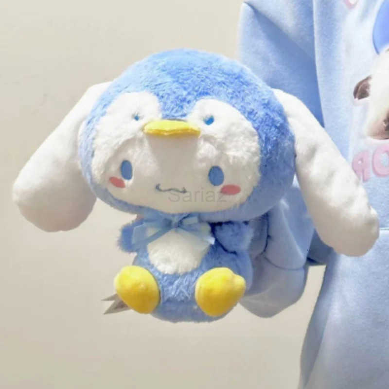 Sanrio 20cm Cinnamoroll Peluch Toy Cartoon Penguin Plushies Soft Stuffed Pillow Toy Home Decor Plushie Doll Girl Birthday Gift H251217