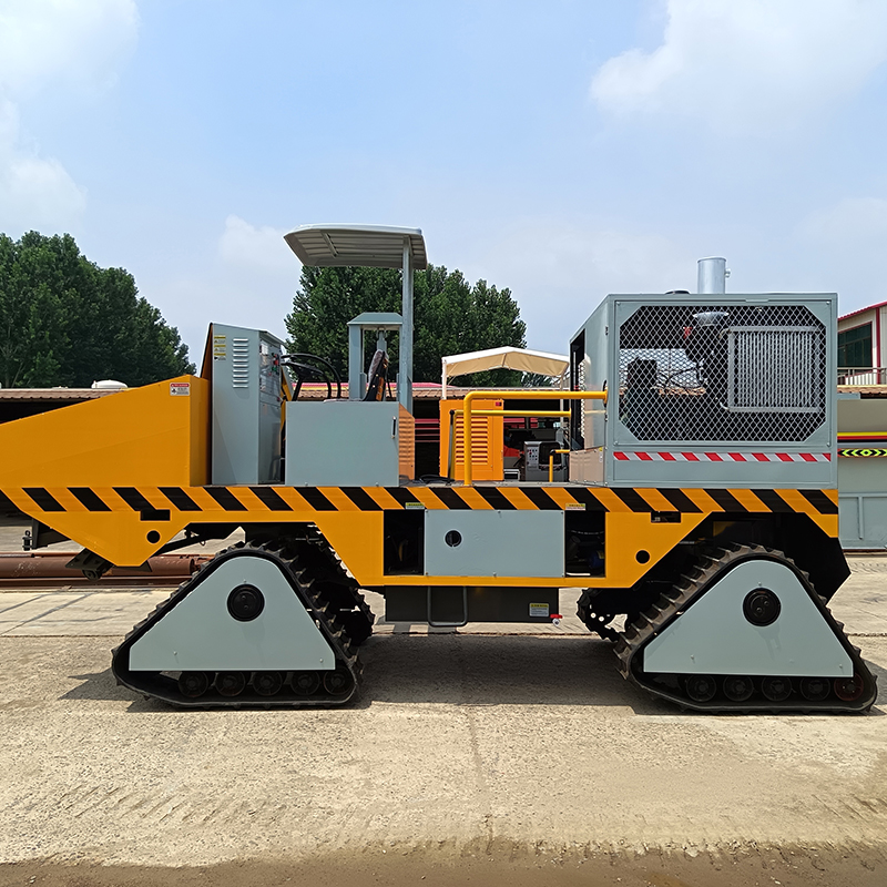 Mobile Concrete Curb Machine with Sliding Mold Design