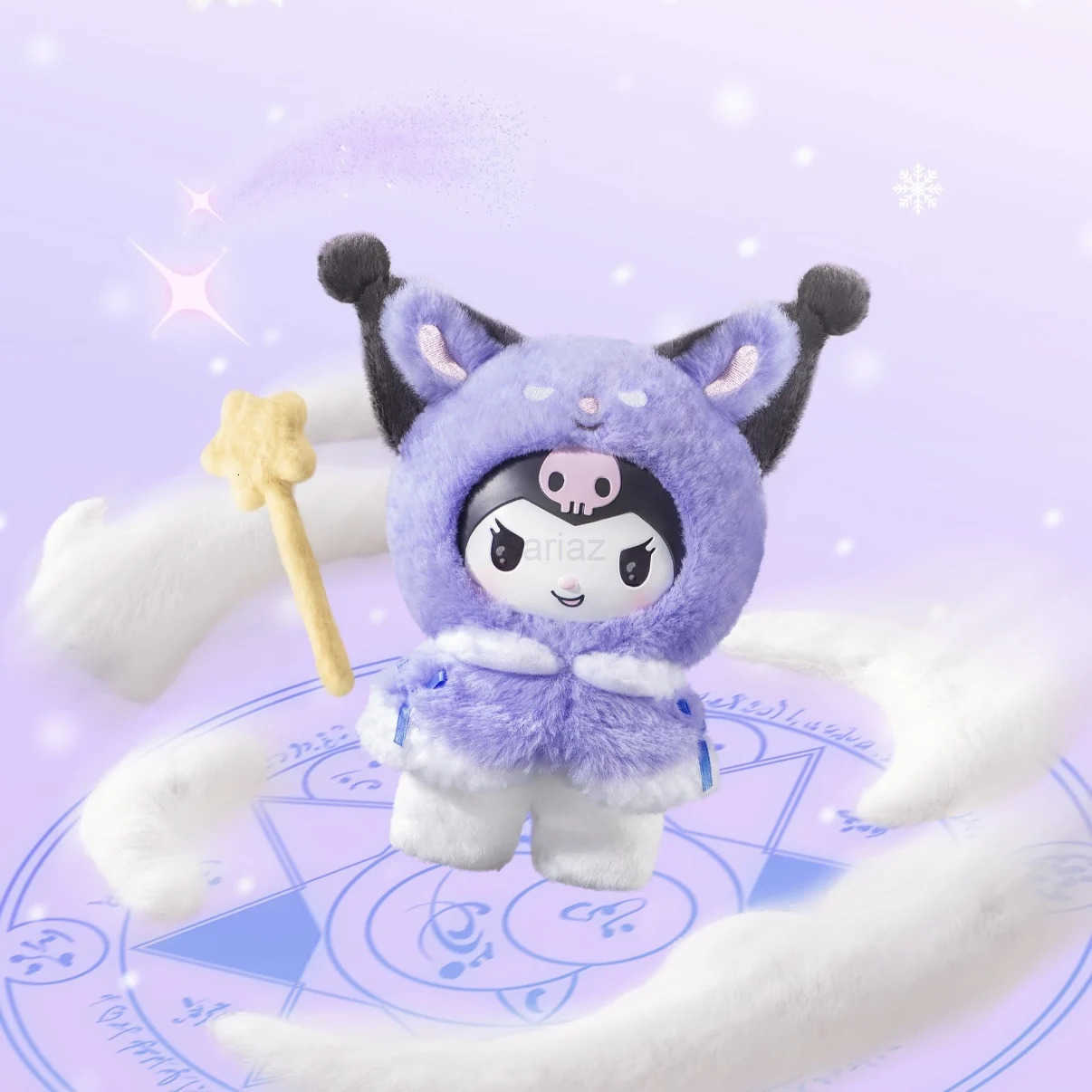 Sanrio Genuine Little Cape Series Blind Box Lovely Vinyl Plush Pendant Figure Doll Trendy Toy Mystery Box Key Chain Girl Gift H251217