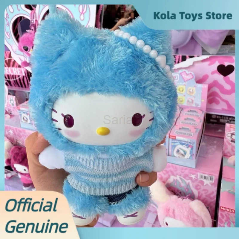 Sanrio Genuine Hellokitty Pop Star Series Vinyl Plush Blind Box Kawai Kt Bag Pendant Doll Mystery Box Collect Figure Trendy Toys Gift H251217