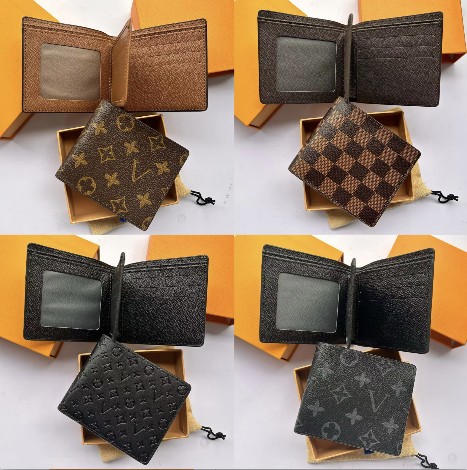 designer Zipper leather Wallets Pocket wallets long single zipper Classic Letters coin purse card holder plaid s mens designers women wallet 10a