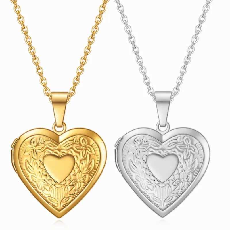 Stainless Steel Love Charm Open Heart Pendant Necklace For Women Jewelry Accessorie Valentines Day Anniversary Gift G251217