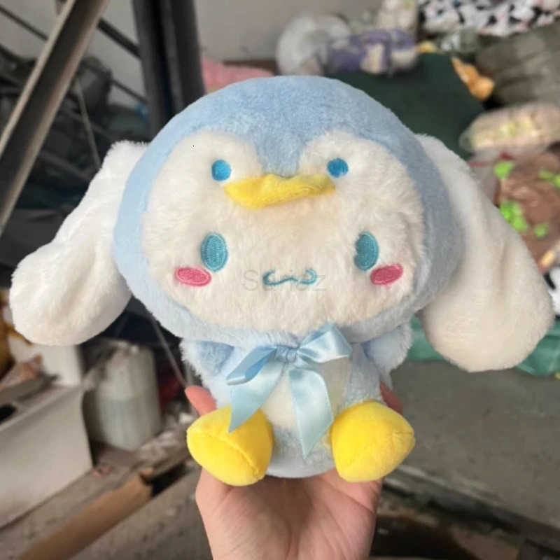 Sanrio 20cm Cinnamoroll Peluch Toy Cartoon Penguin Plushies Soft Stuffed Pillow Toy Home Decor Plushie Doll Girl Birthday Gift H251217