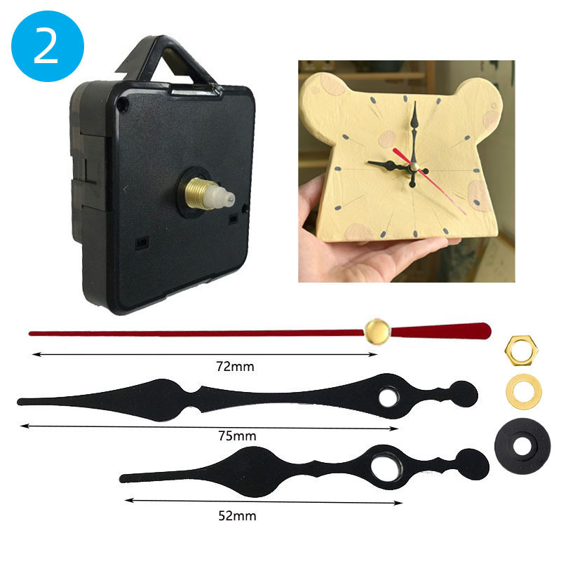 Wall Clocks 10pcs Wholesales 18.5mm DIY Quartz Clock Movement Kit Spindle Mechanism shaft Classic Hanging Watch Repair Replacement 220930
