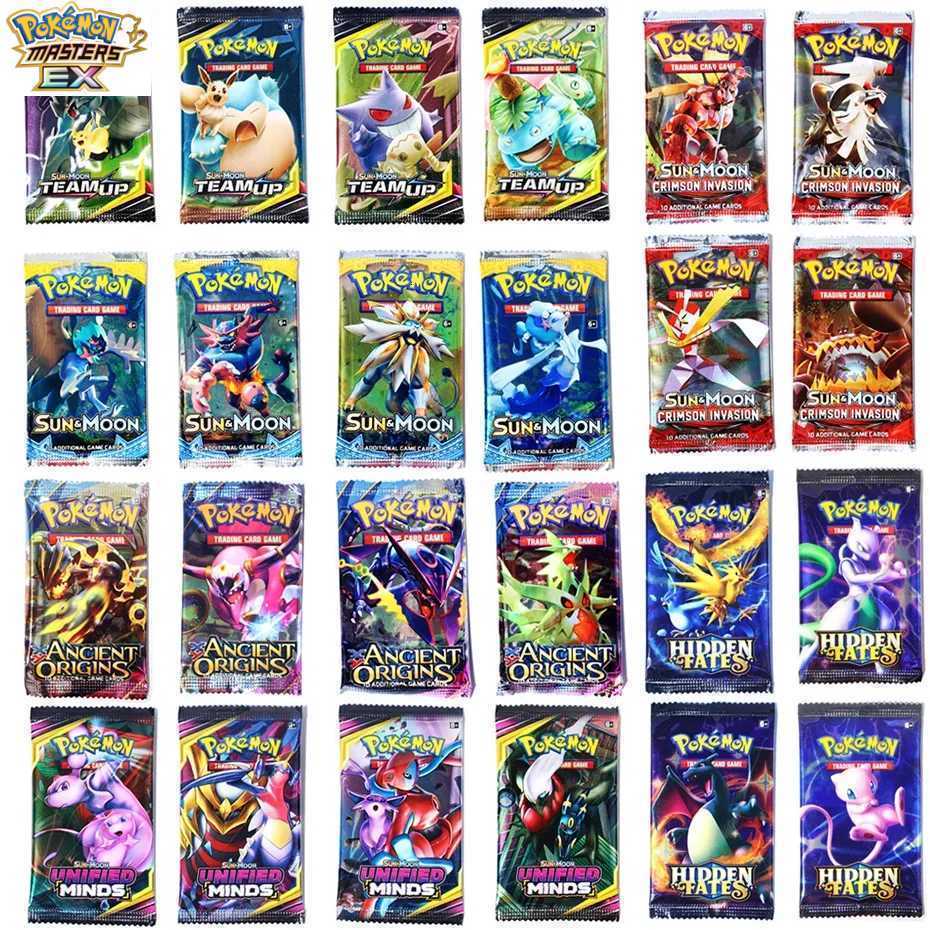 Newest 324Pcs Cards Sun Moon XY Evolutions Booster Box Collectible Tradiner Card Game toy for children L2 L251217IWBA