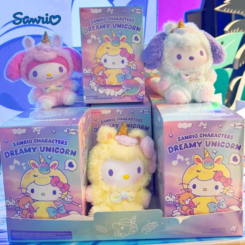 Sanrio Dream Unicorn Series Plush Toy Blind Box Trendy Gift For Girls Cute Surprise Doll Collectible Items H251217