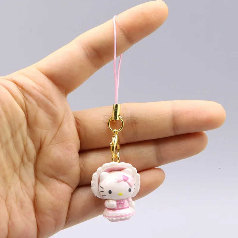 Sanrio Anime Figure Hello Kitty Cartoon Black Skin KT Kawaii Doll Blind Box Toys Collection Decoration Kids Christmas Gifts H251217