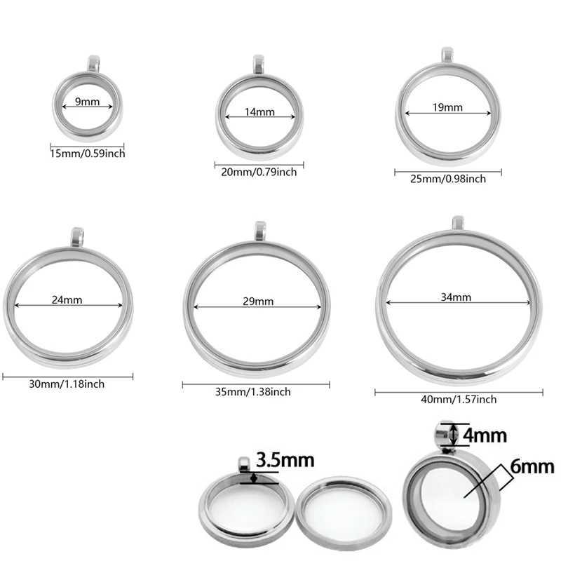1Pc Hip Hop Glass Cremation Ashes Relicario Pendant Necklaces Jewelry Twist Round Memorial photo Coin Bezel Locket Men Collares G251217