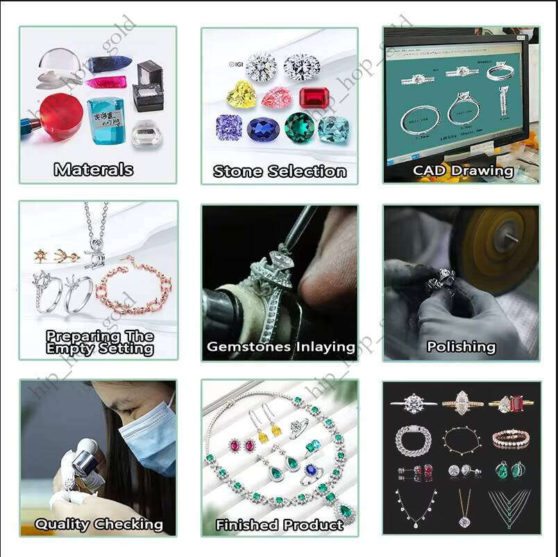 Starsgem Classic Hot Selling Design 14k Pure Gold Fancy Cut Lab VVS Moissanite Earrings