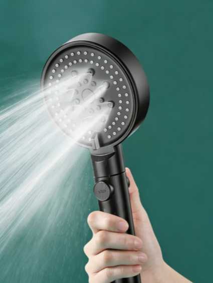 6-Speed High-Pressure Shower Head with Hose Set, Handheld Shower for Home Bathroom H251217