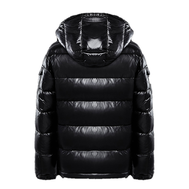 Men's Down Jacket with Hood - Thicker Design for Cold Weather Protection