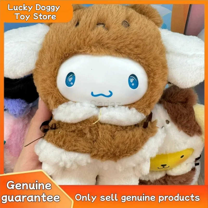 Sanrio NEW Original Little Cape Series Vinyl Plush Pendant Blind Box Trendy Play Mystery Box Christmas Birthday Gift Desktop Ornament H251217