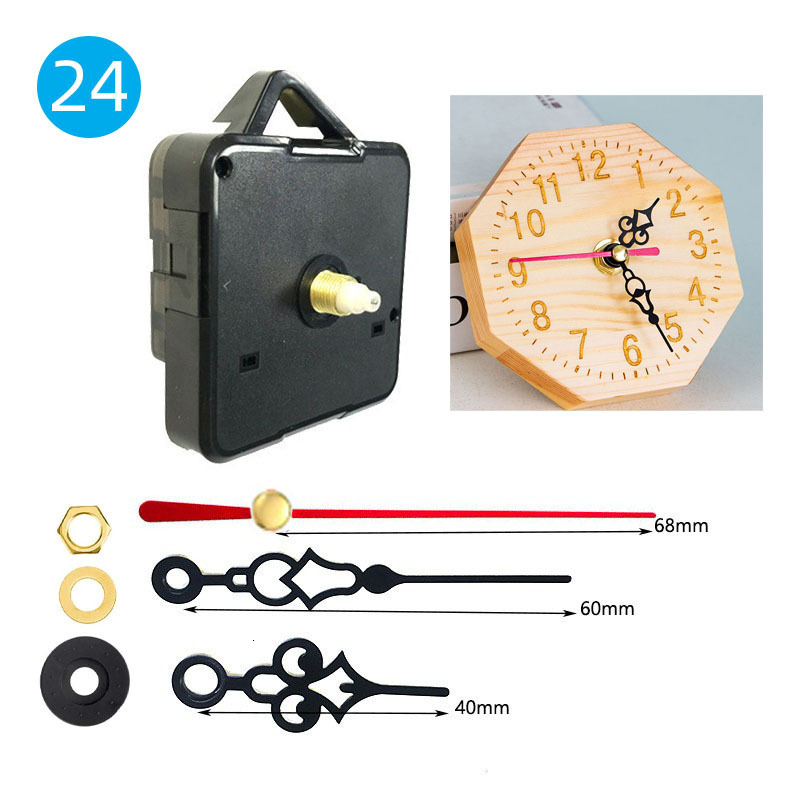 Wall Clocks 10pcs Wholesales 18.5mm DIY Quartz Clock Movement Kit Spindle Mechanism shaft Classic Hanging Watch Repair Replacement 220930