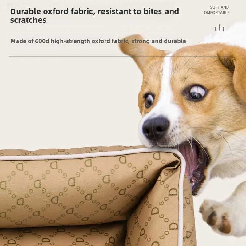 Kennel Schnauzer luxury French Dou Winter Large and Small Dog Kennel Removable Washing Warm Pet Nest Mat M251217