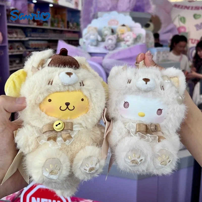 Sanrio Genine Name Creation Island Fox Plush Vinyl Series Kawaii Kuromi My Melody Hello Kitty Blind Box Cute Doll Pendant Gift H251217