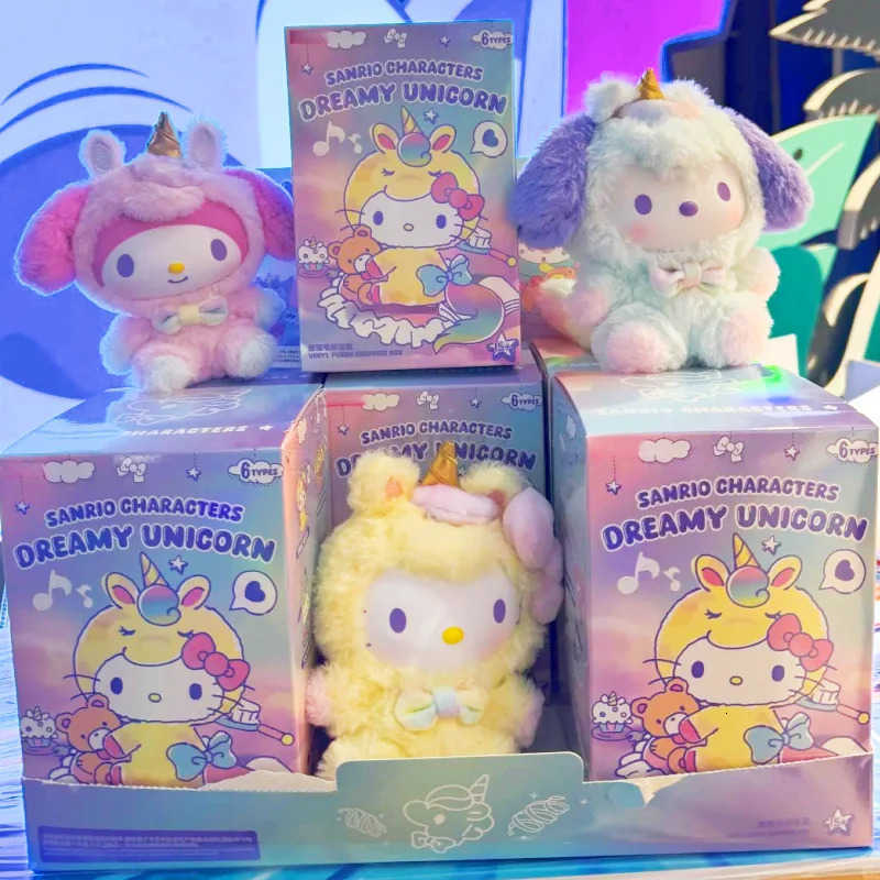 Sanrio Dream Unicorn Series Plush Toy Blind Box Cute Surprise Collectible Doll Trendy Gift for Girls H251217