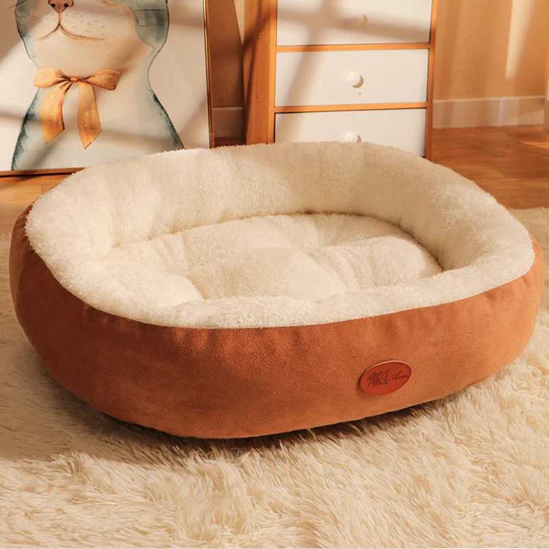 Dog Cat Bed Super Soft Pet Winter Warm Cat Nesk Cushion Large Medium Small Dog Sofa Bed Pet Kennel Home Products Accessories M251217