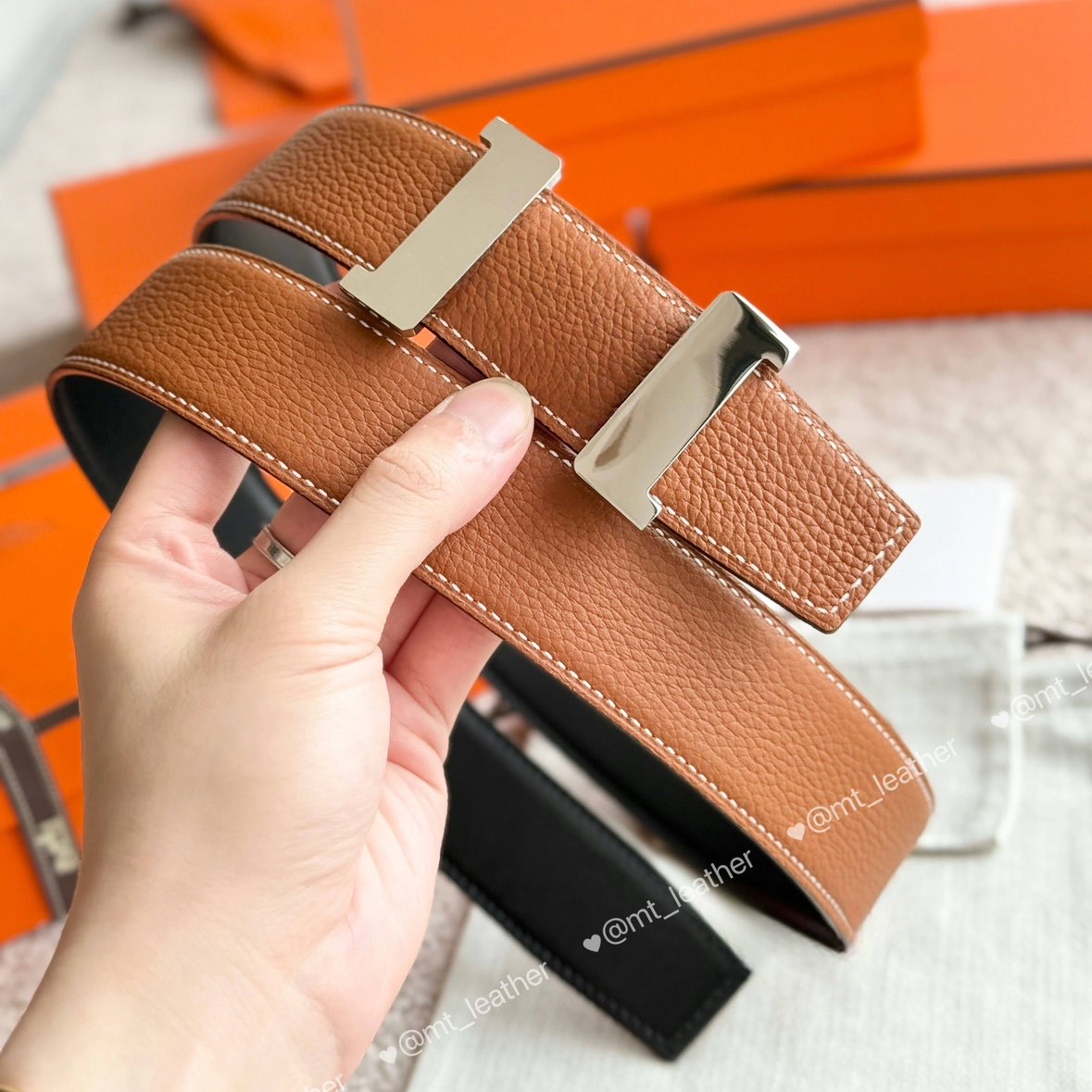 Men top quality belt brown belt Designer Reversible belt Width 3.8cm Classic Smooth Buckle men belt togo leather waistband Decorate With Suit Jeans with gift box
