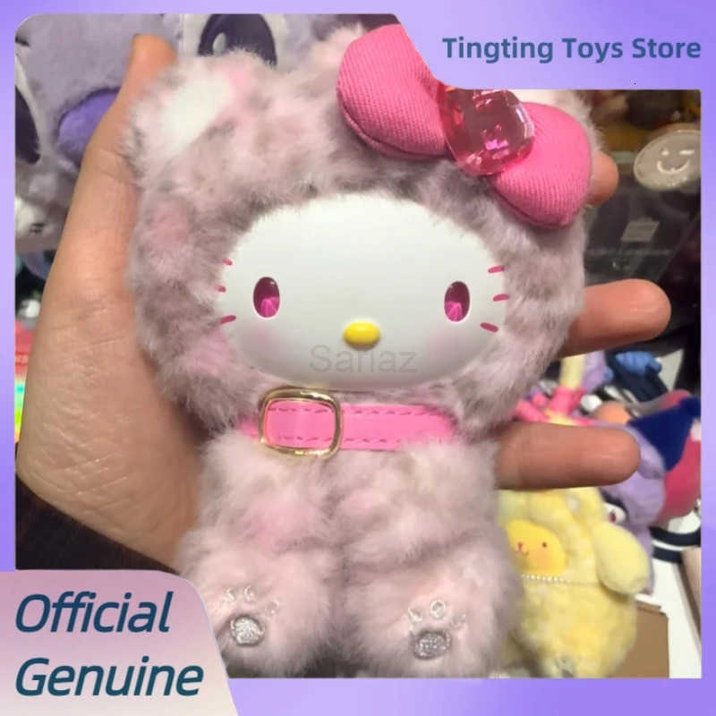Sanrio Genuine Fores Animals Series Blind Box Vinyl Plush Pendant Dolls Kuromi My Melody Kawai Mystery Box Figure Toys Girl Gift H251217