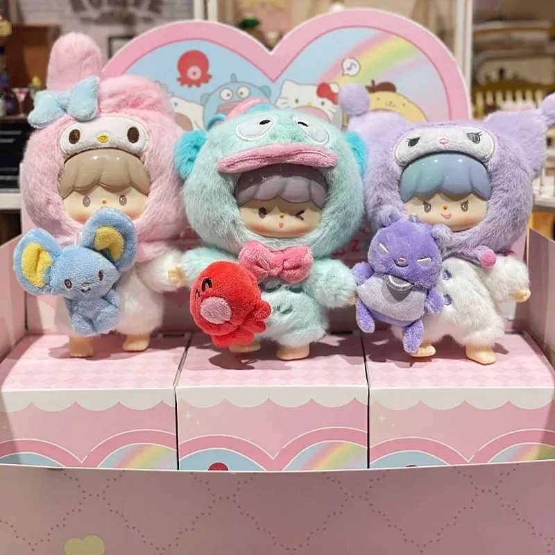 Sanrio Genuine Characters X Zzoton Love-League Buddies Series Blind Box Hello Kitty Vinyl Kawaii Melody MysteryBox Figure Surprise Gift H251217