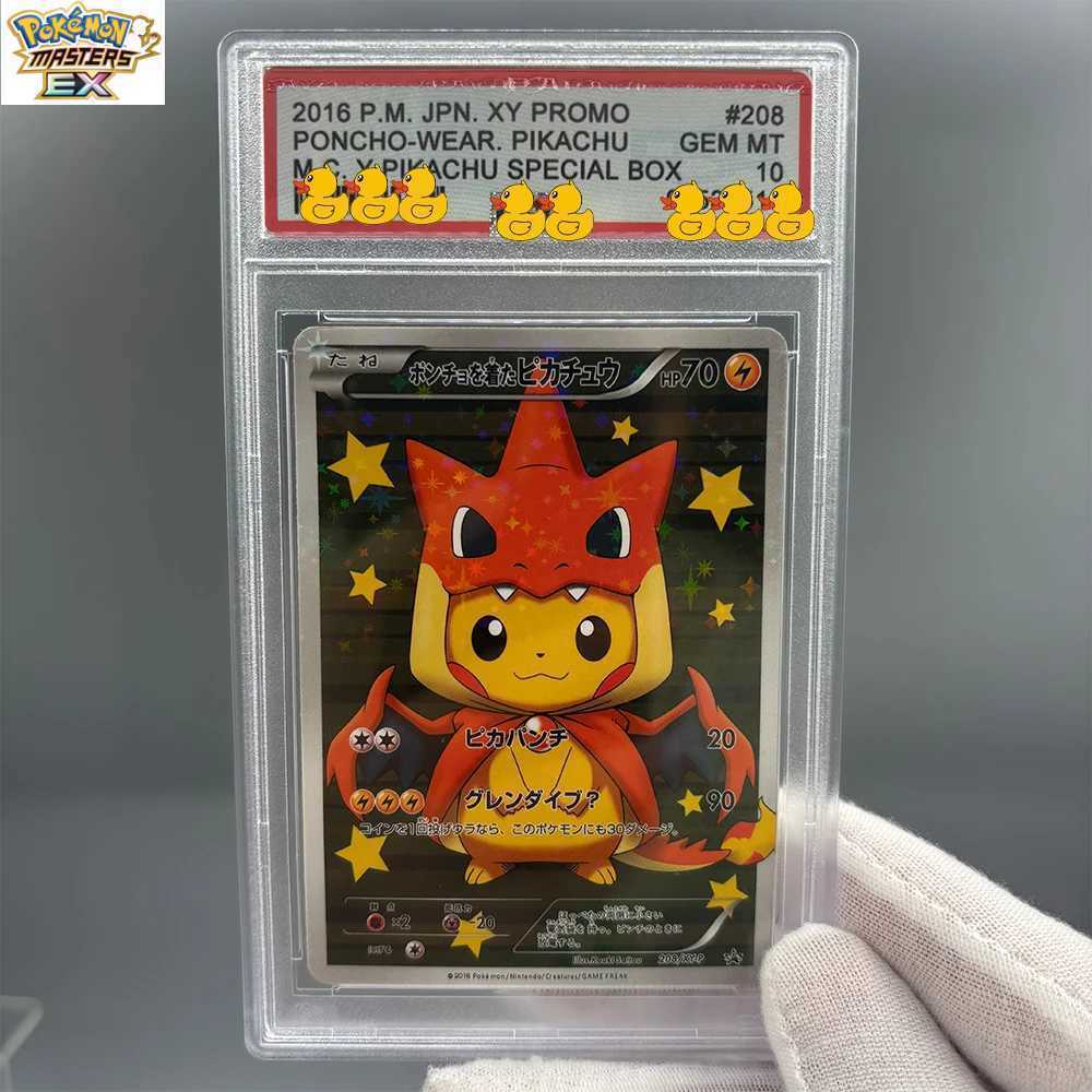 DIY Card Collection Card 2016 PM JPN XY PROMO PONCHO WEAR 10Points Card Anime Game Gift L2 L251217X0T5