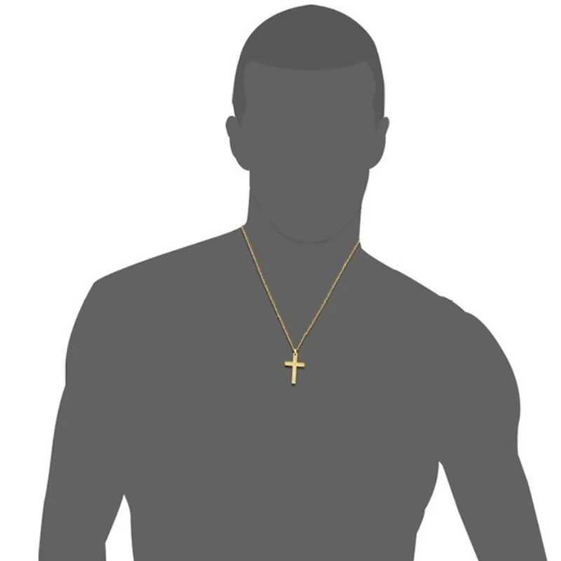 Vintage Cross Pendant Necklace Stainless Steel Necklace New Design Black Chain Pendant Necklace Men Women Necklace G251217