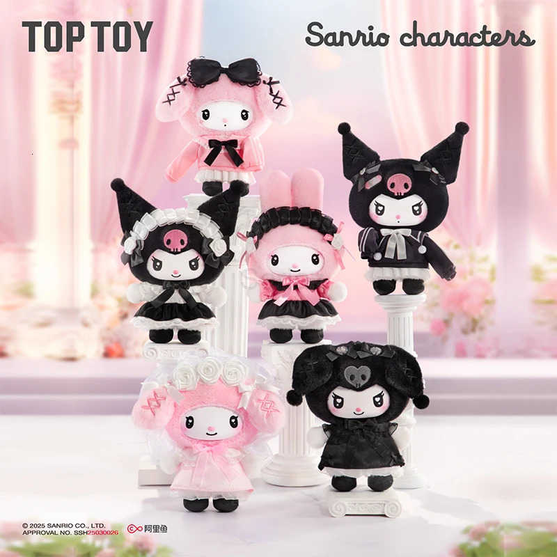 Sanrio New Toptoy Family Angel Garden Series Vinyl Blind Box Tidy Play Kuromi melody Girl Gift Stock Authentic pendant H251217