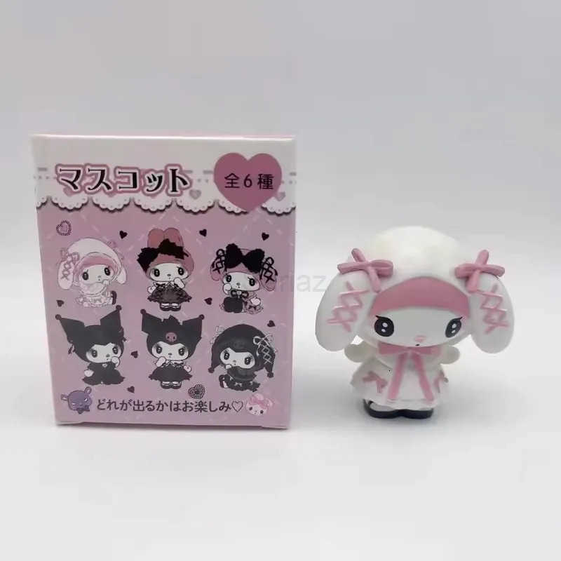 Sanrio Blind Box Kuromi My Melody Cartoon Character Figures Dolls Surprise Bag Cute Model Fans Collection Toy H251217