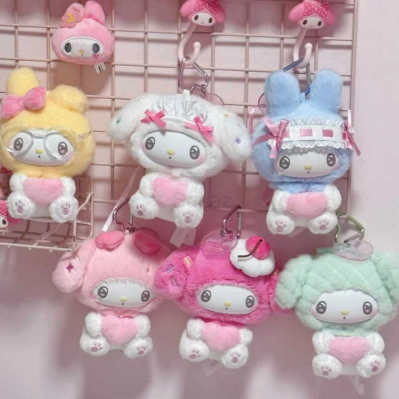 Sanrio Genuine My Melody 50th Anniversary Milk Candy Series Blind Box Toy Vinyl Plush Doll Kawaii Bag Pendant Anime Figure Gift H251217