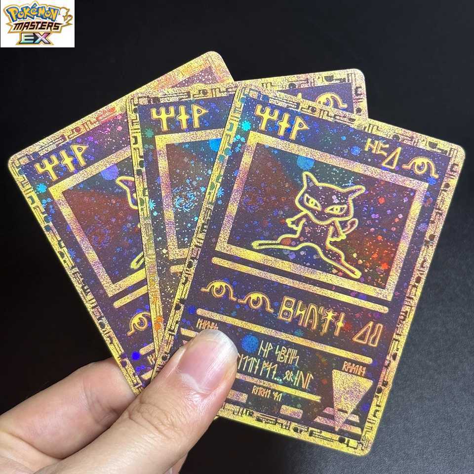 Foil Ancient Mew Cards Rare Cards DIY Game Cards Star Promo The First Movie VGEX Collection Cards L2 L251217JCU8