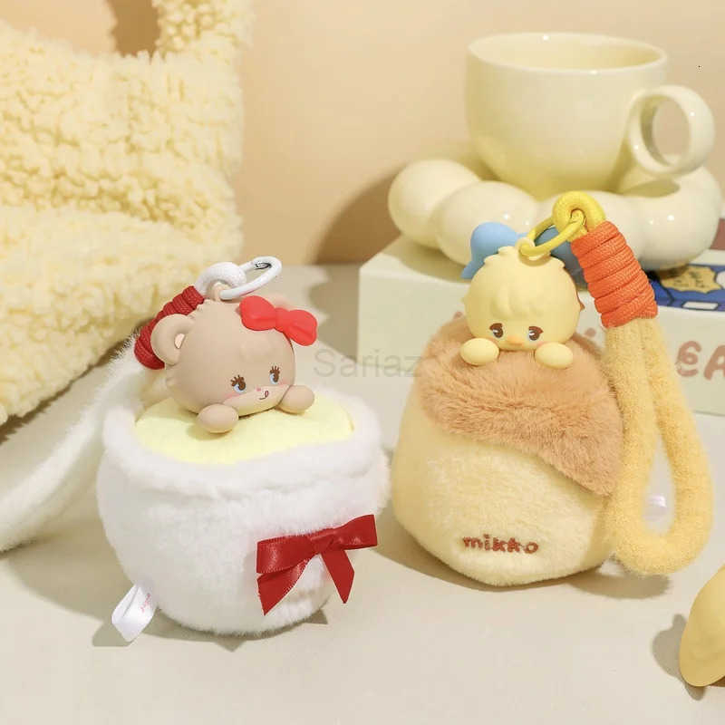 Sanrio New Genuine Mikko Sweetheart Afternoon Tea Series Trendy Blind Box Kawaii Animal Figure Ornament Bag Decoration Girl Gift Toys H251217