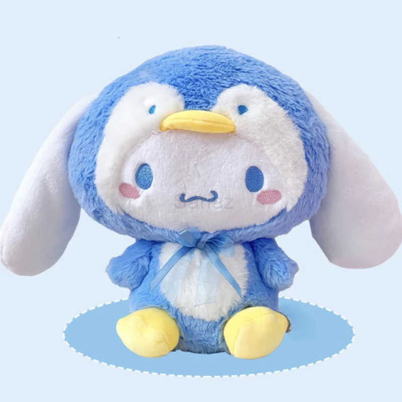 Sanrio 20cm Cinnamoroll Peluch Toy Cartoon Penguin Plushies Soft Stuffed Pillow Toy Home Decor Plushie Doll Girl Birthday Gift H251217