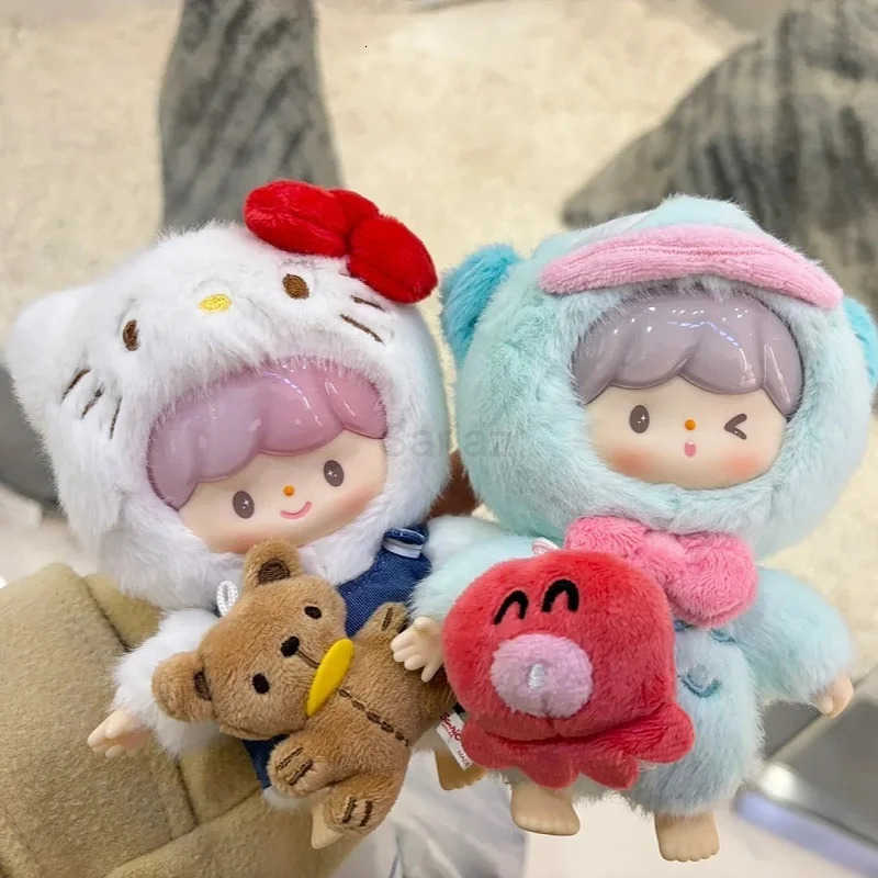 Sanrio Genuine Characters X Zzoton Love-League Buddies Series Blind Box Hello Kitty Vinyl Kawaii Melody MysteryBox Figure Surprise Gift H251217