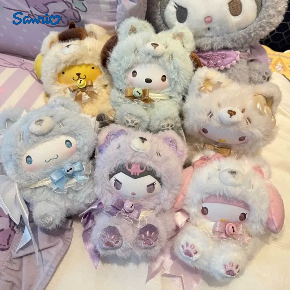 Sanrio Characters Fox Island Series Vinyl Blind Box Toys Cute Cartoon Hello Kitty Kuromi Pendants Trendy Collectible For Adults H251217