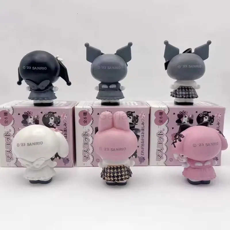 Sanrio Blind Box Kuromi My Melody Cartoon Character Figures Dolls Surprise Bag Cute Model Fans Collection Toy H251217