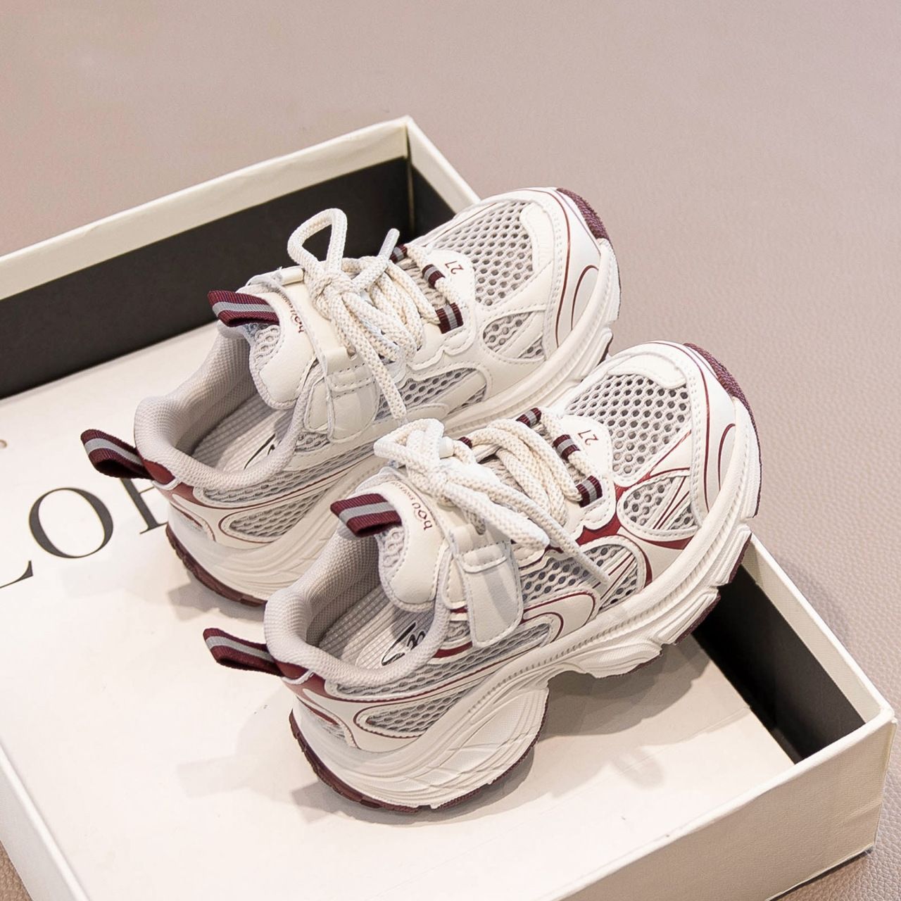 Kids Boys Girls Sneakers Summer Breathable Mesh Toddler Happysteps Children Walking Running Shoes Trainers Sizes US9C-US5Y H0820 H260207 - view 6